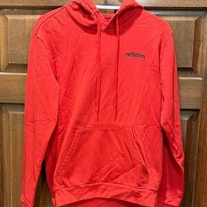 Adidas Men's Bold Red Hoodie